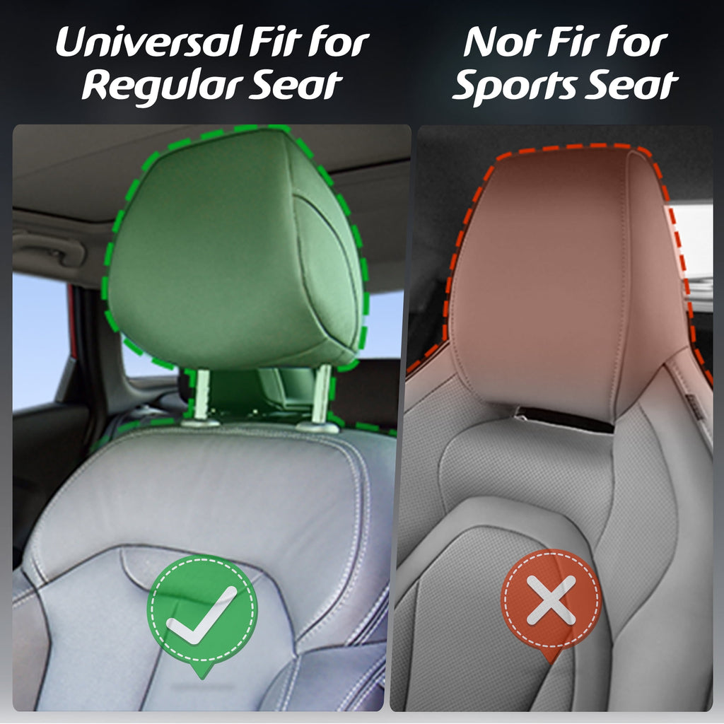 Paffenery Cooling and Heated Seat Cover Front Seat, 12V-24V Ventilated Cooling Car Seat Cushion, Cooled Seat Cover for Car SUV Truck Universal Fit, Fashion Black